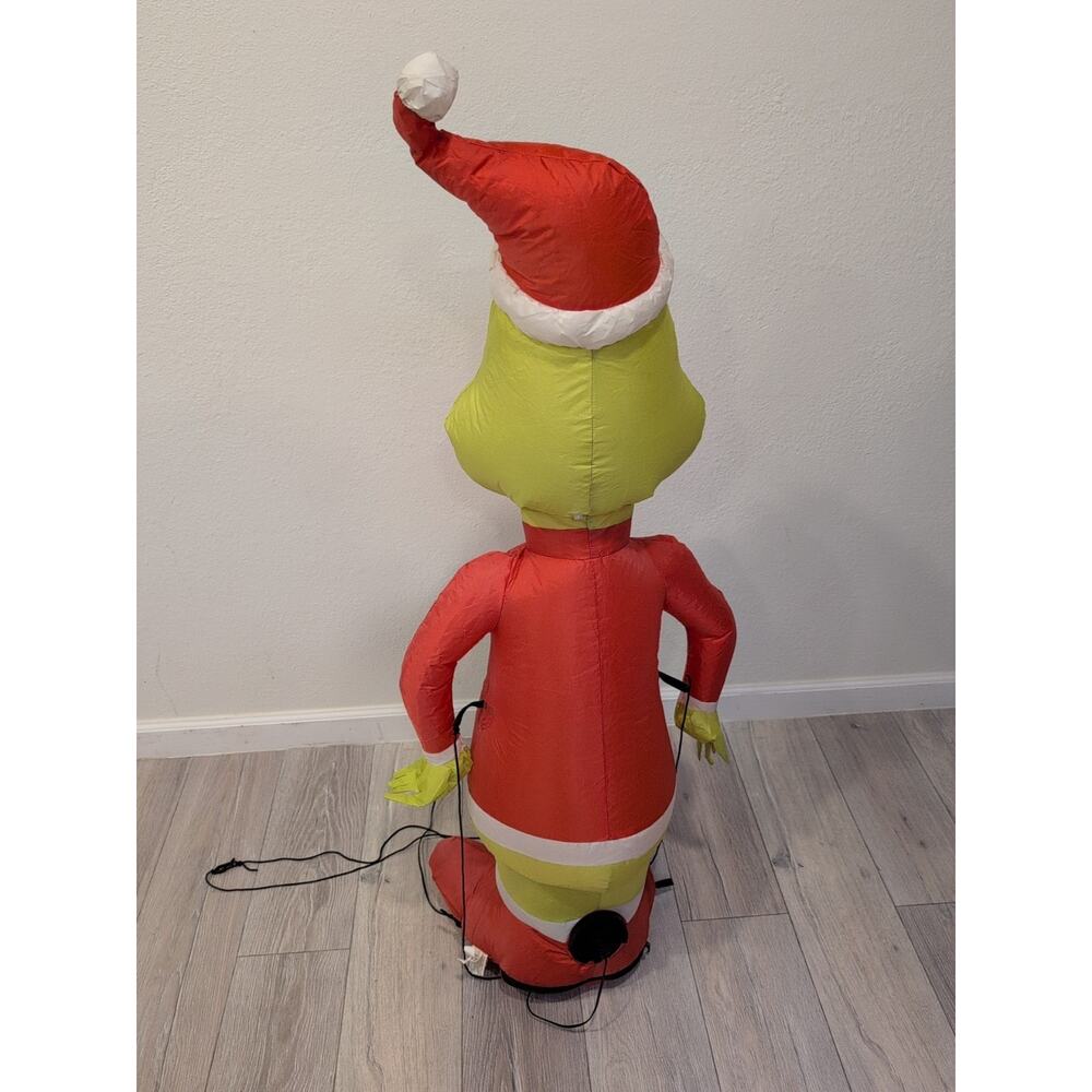 CHRISTMAS THE GRINCH DR SEUSS 4 FT Airblown Inflatable‎ GEMMY - Picture 2 of 8